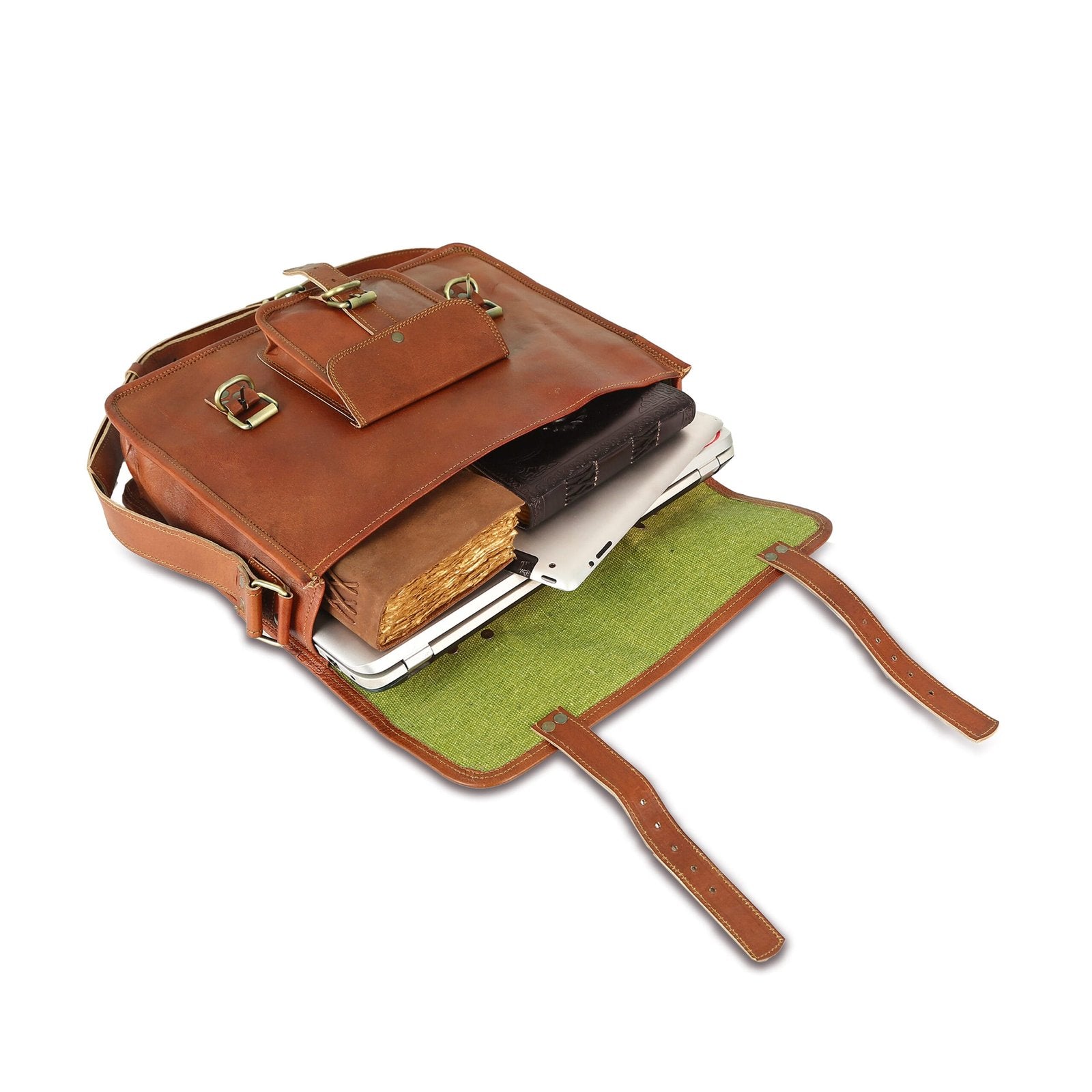 Berlin Leather Office Laptop Bag