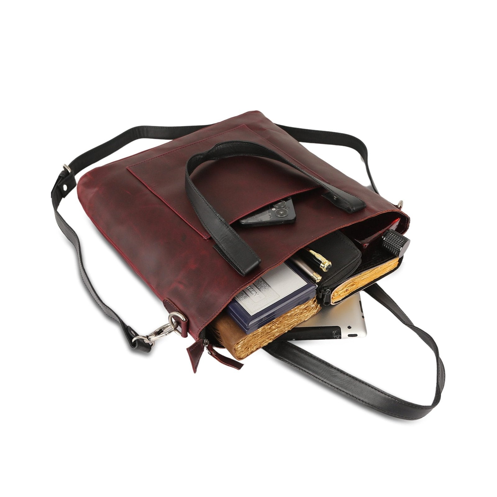 Genuine Leather Tote Handbags & Shoulder Sling Bags For Women