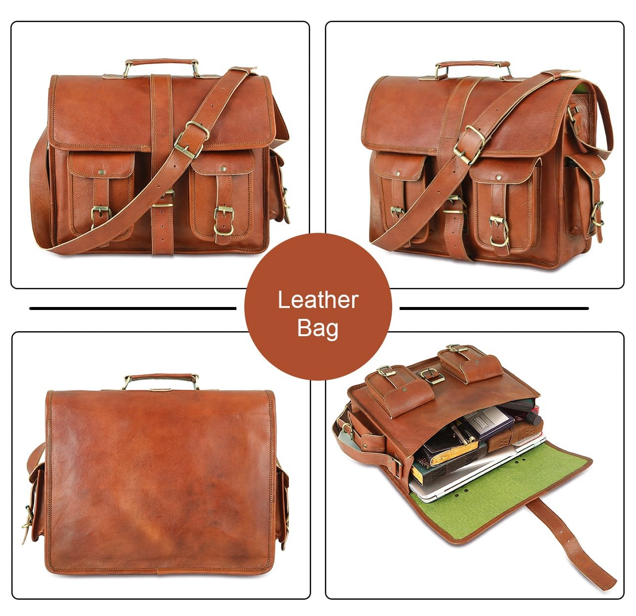 Vintage letin Office Laptop Bag