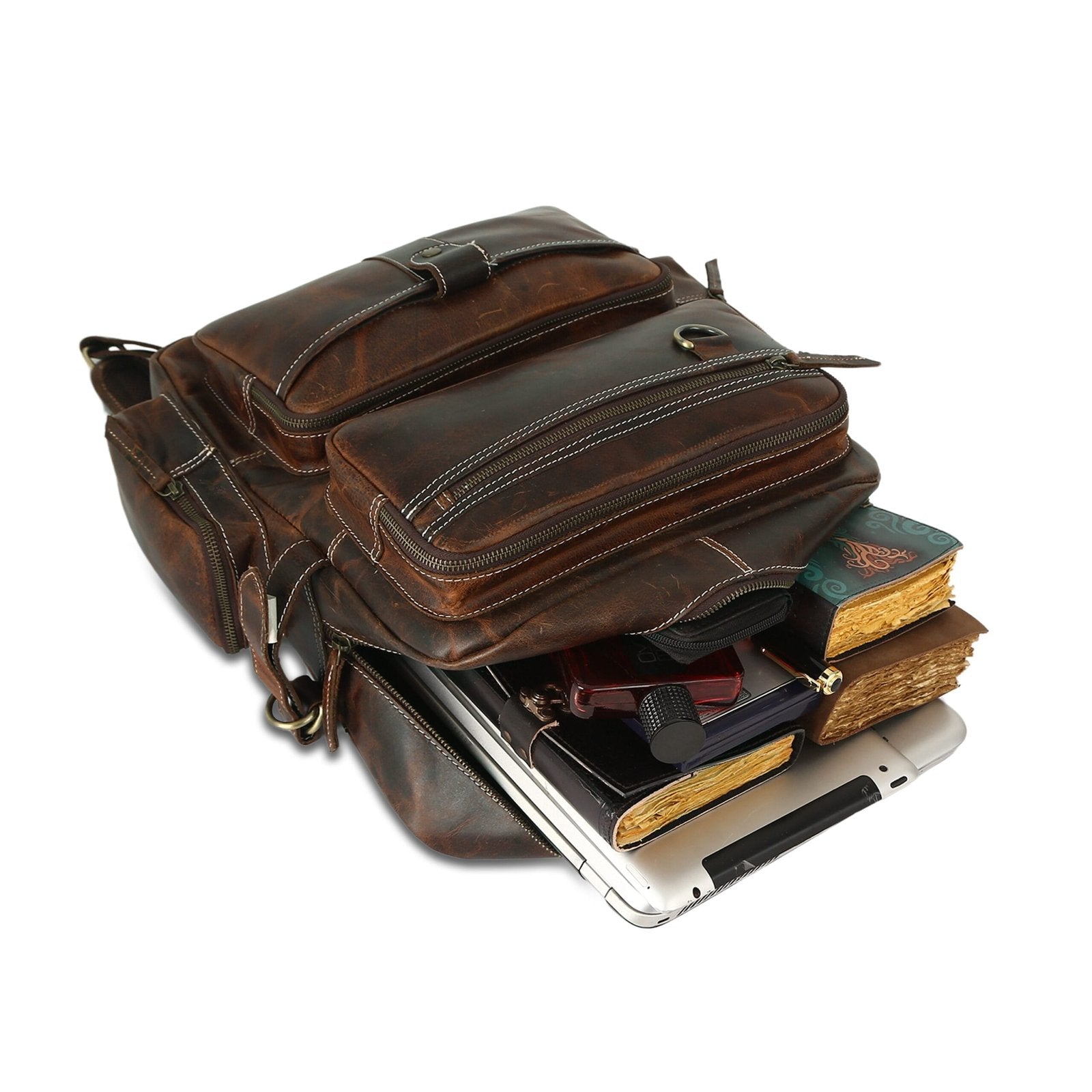 Buff Leather Backpack
