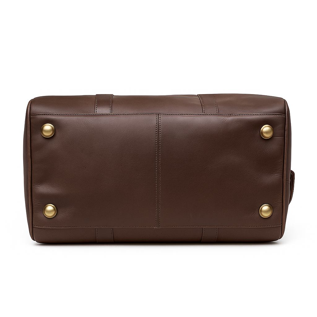 leather gym bag /small travelling bag for unisex