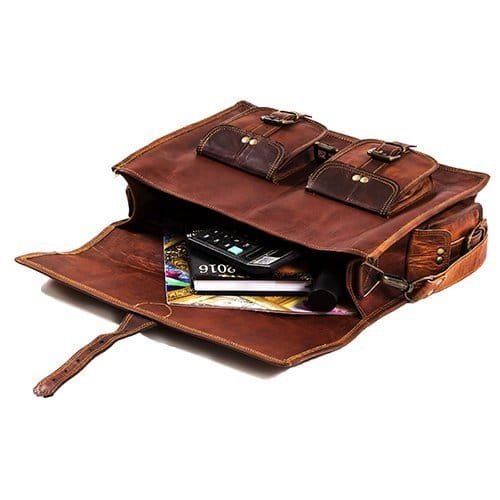 Binaca Leather Office Bag