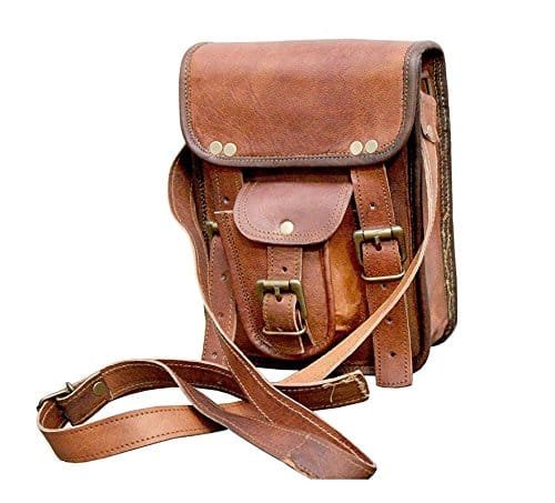 Leather Crossbody sling Messenger Bag