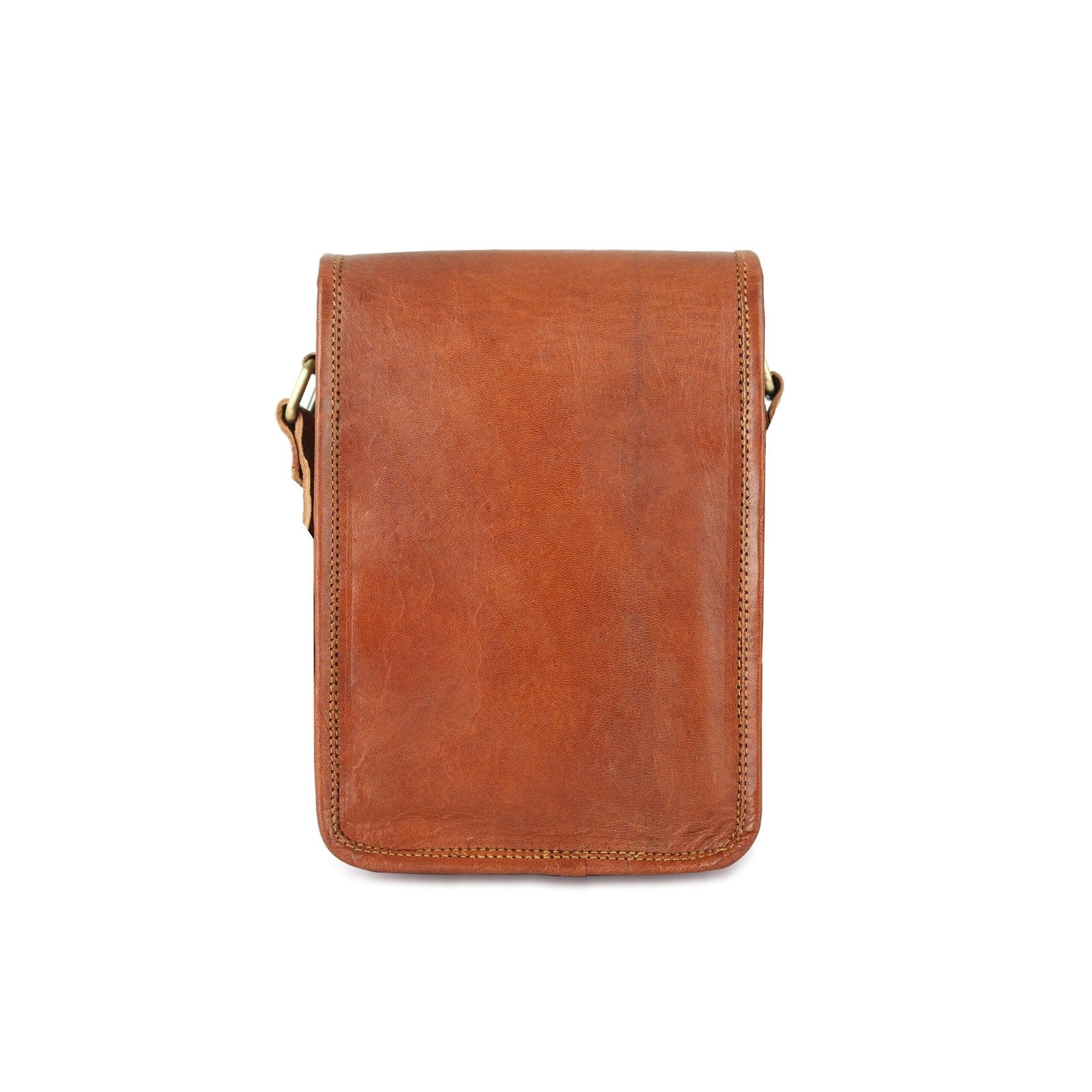 Sandy Brown Crossbody sling Messenger Bag