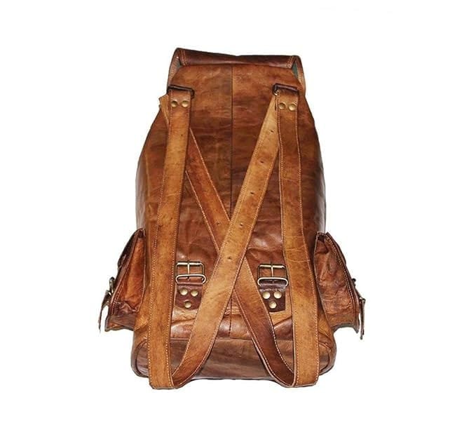 Leather Handmade Unisex Backpack