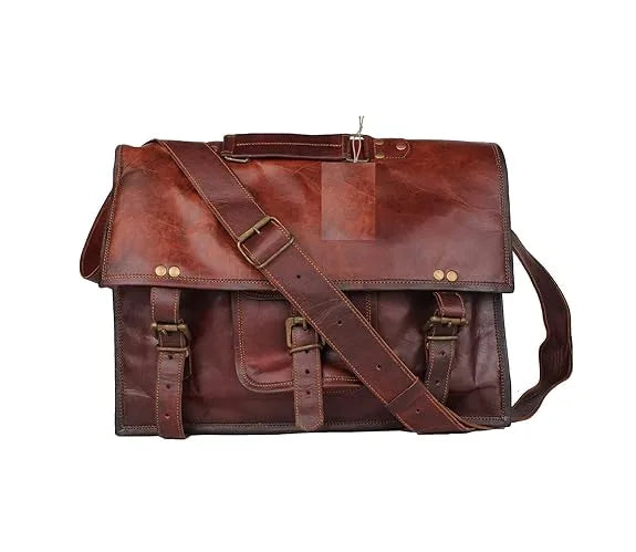 Leather Laptop Office Messenger Bag