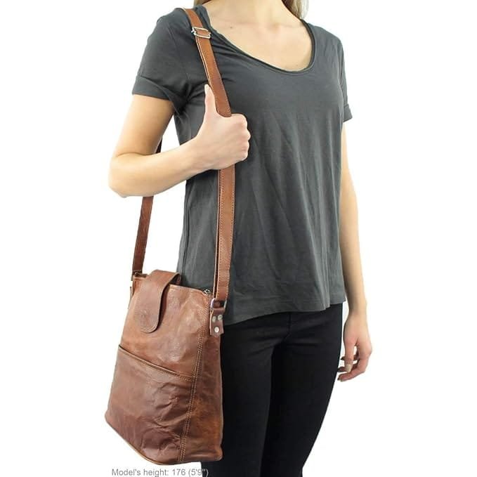 Women's Leather Brown Tote Bag