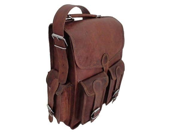 Vintage Leather Shoulder Cum Backpack Bag