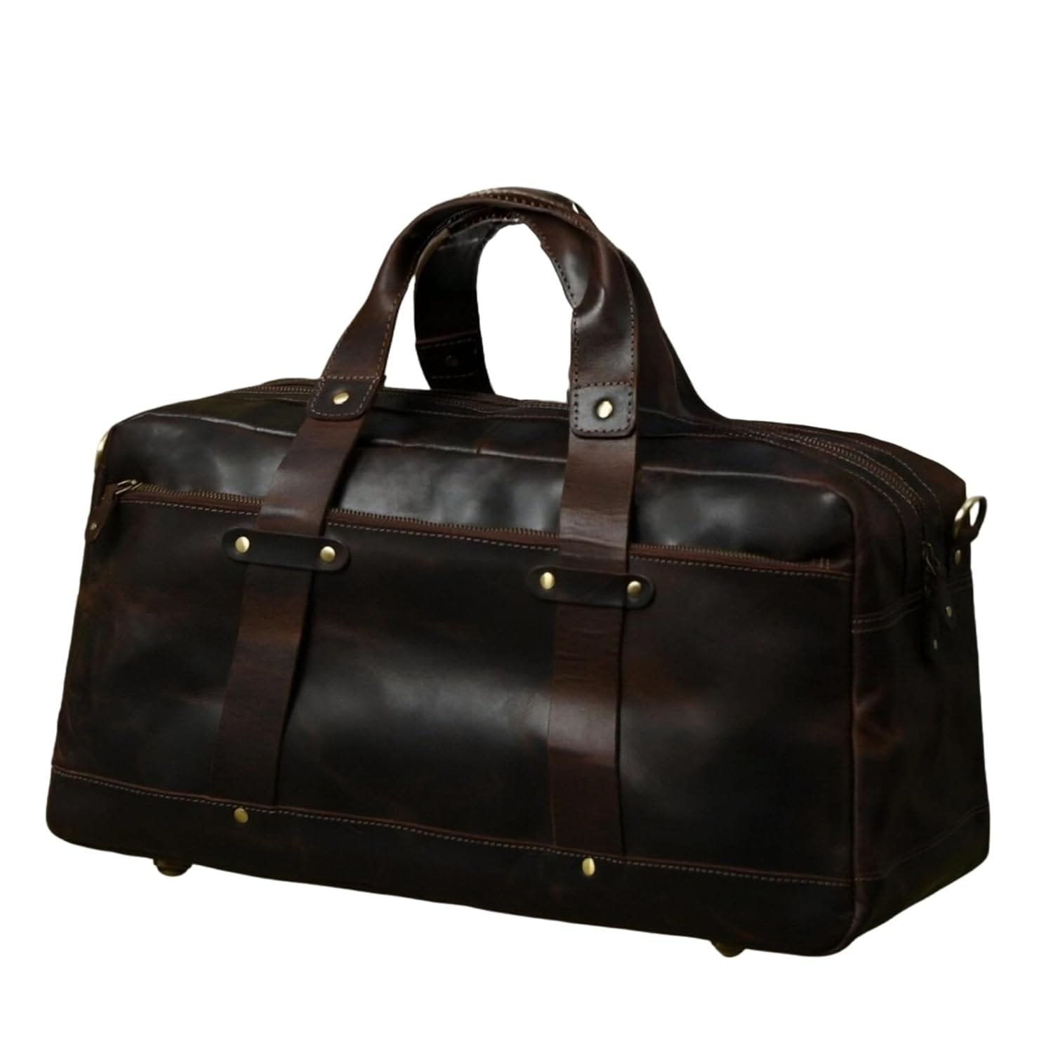 Weekender Leather Travel Duffle Bag