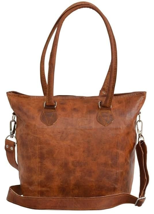 Leather Brown Women's Tote Bag