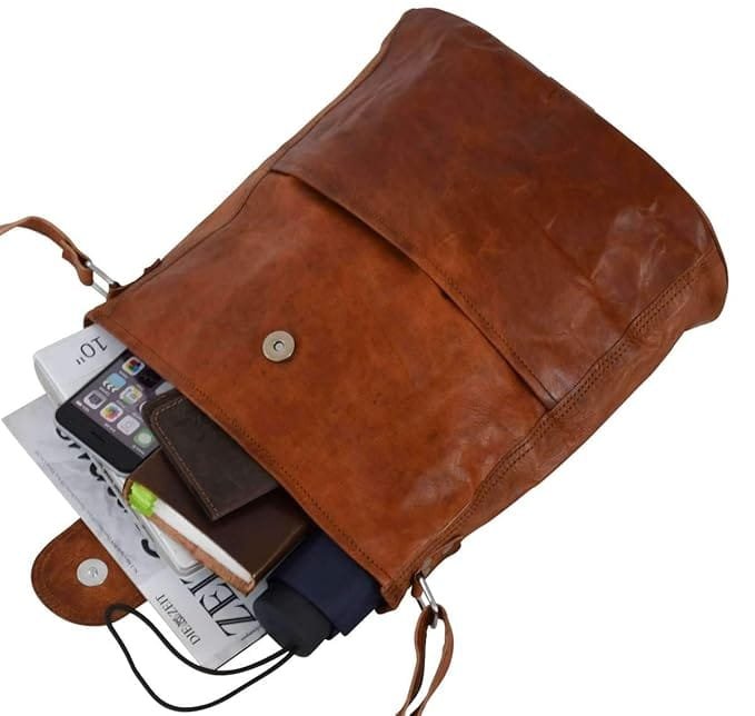 Women's Leather Brown Tote Bag