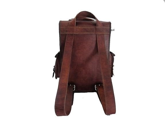 Vintage Leather Shoulder Cum Backpack Bag