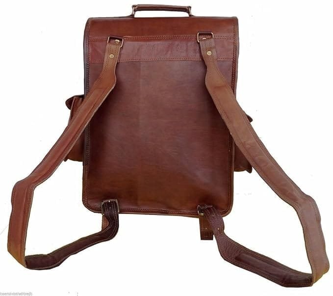 Leather Vintage Handmade Unisex Backpack