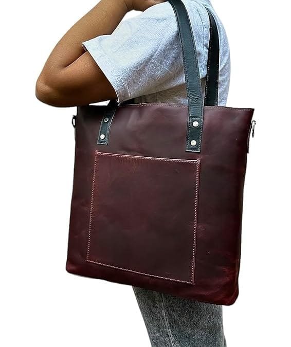 Leather Tote Handbags & Shoulder Sling Bags For Women