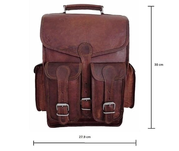 Vintage Leather Shoulder Cum Backpack Bag