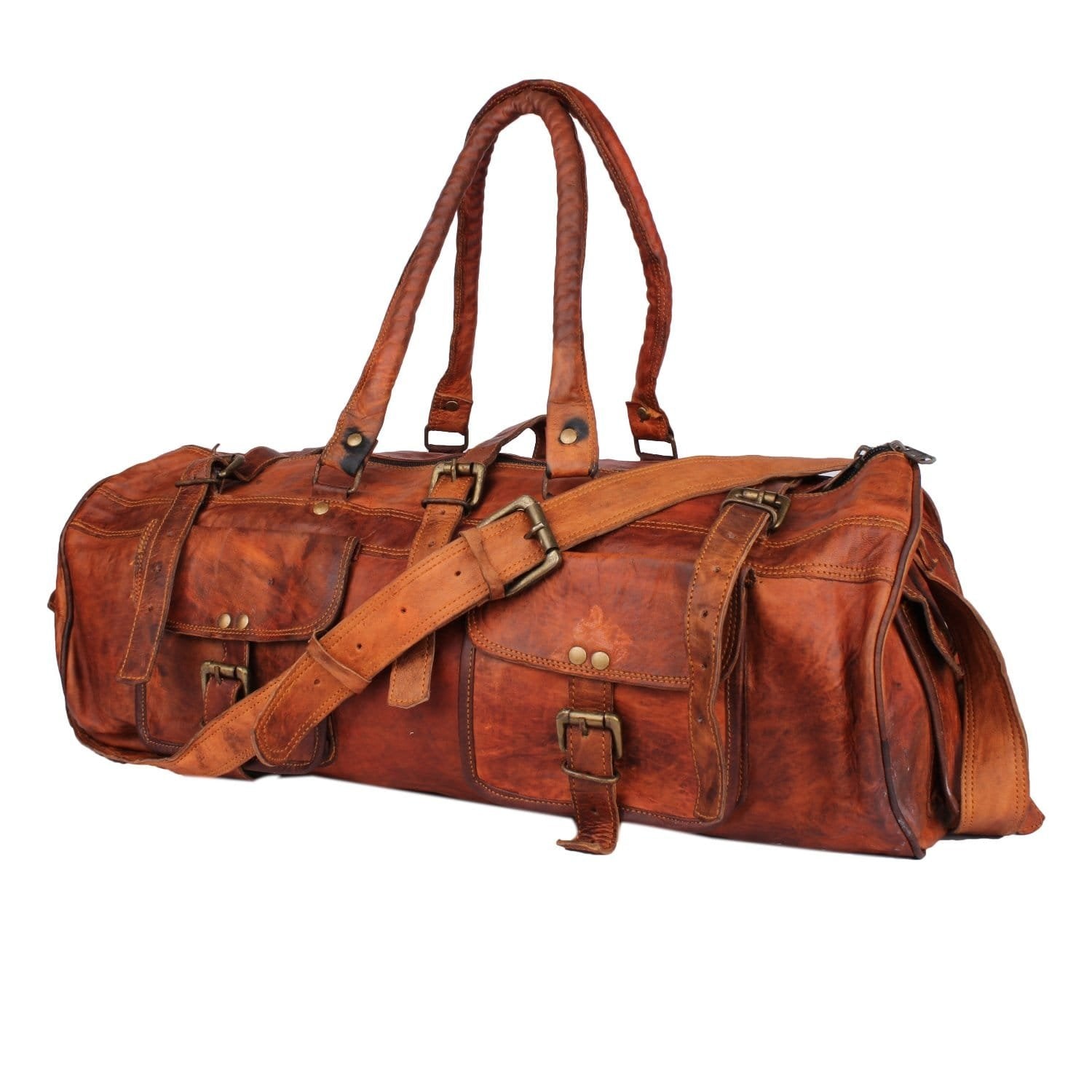 Austrii Travel Leather Duffle Bag