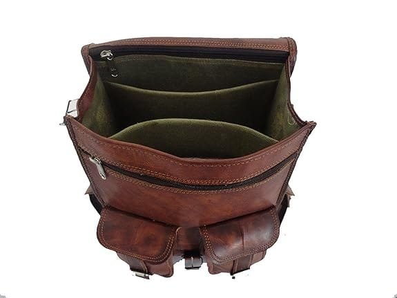 Vintage Leather Shoulder Cum Backpack Bag