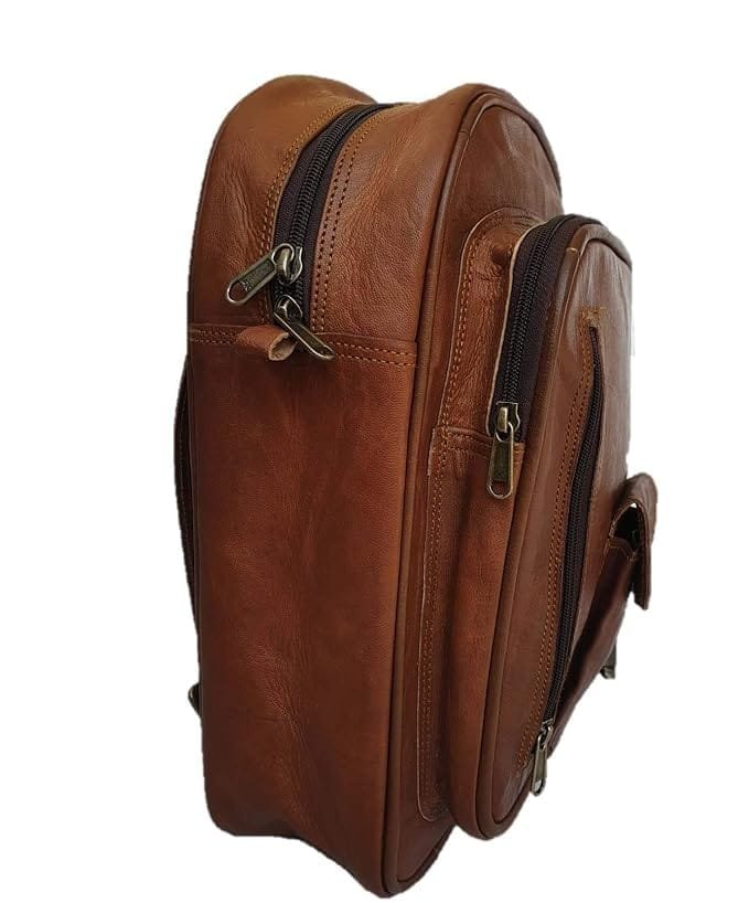 Leather Stylish Unisex Cross Body Backpack