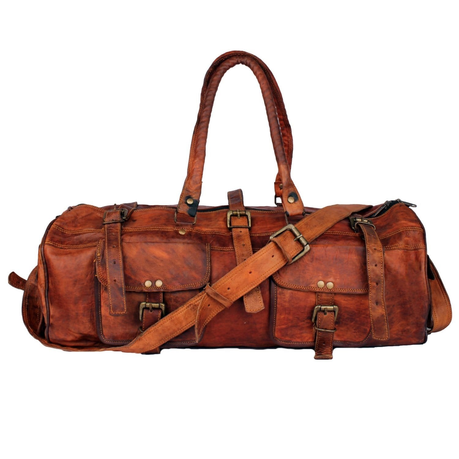 Austrii Travel Leather Duffle Bag
