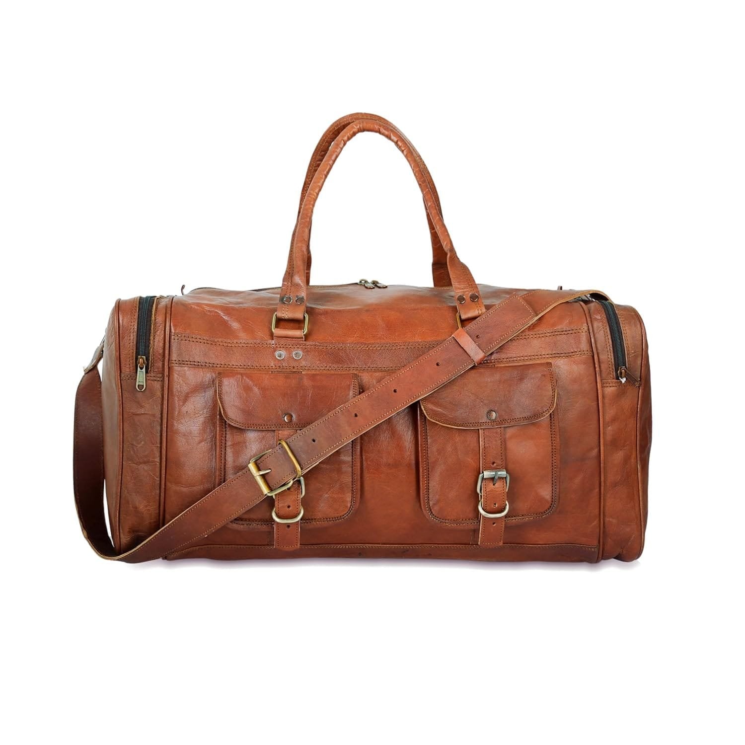 Genuine Leather Duffle Bag