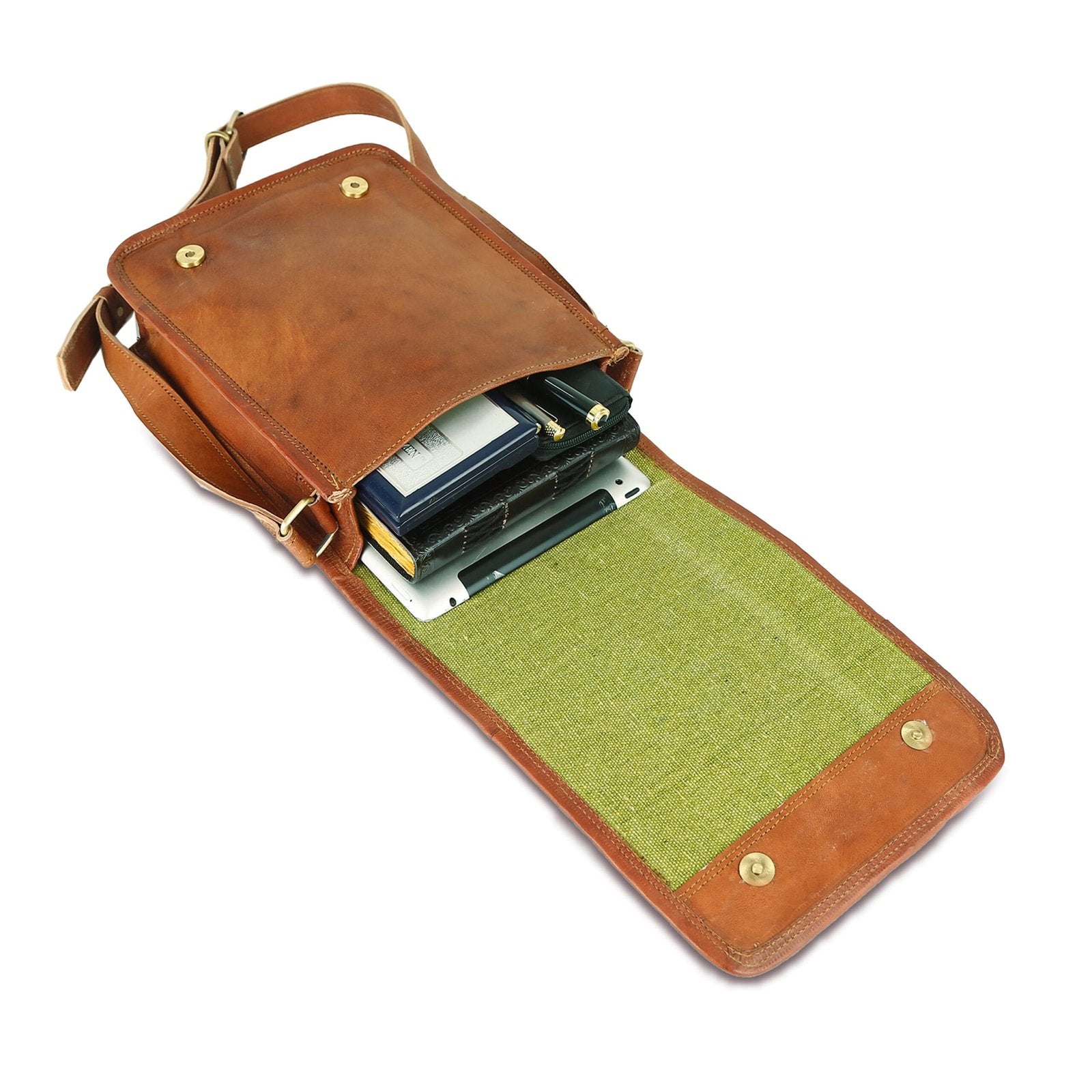 Vintage Full Flap sling Messenger Bag