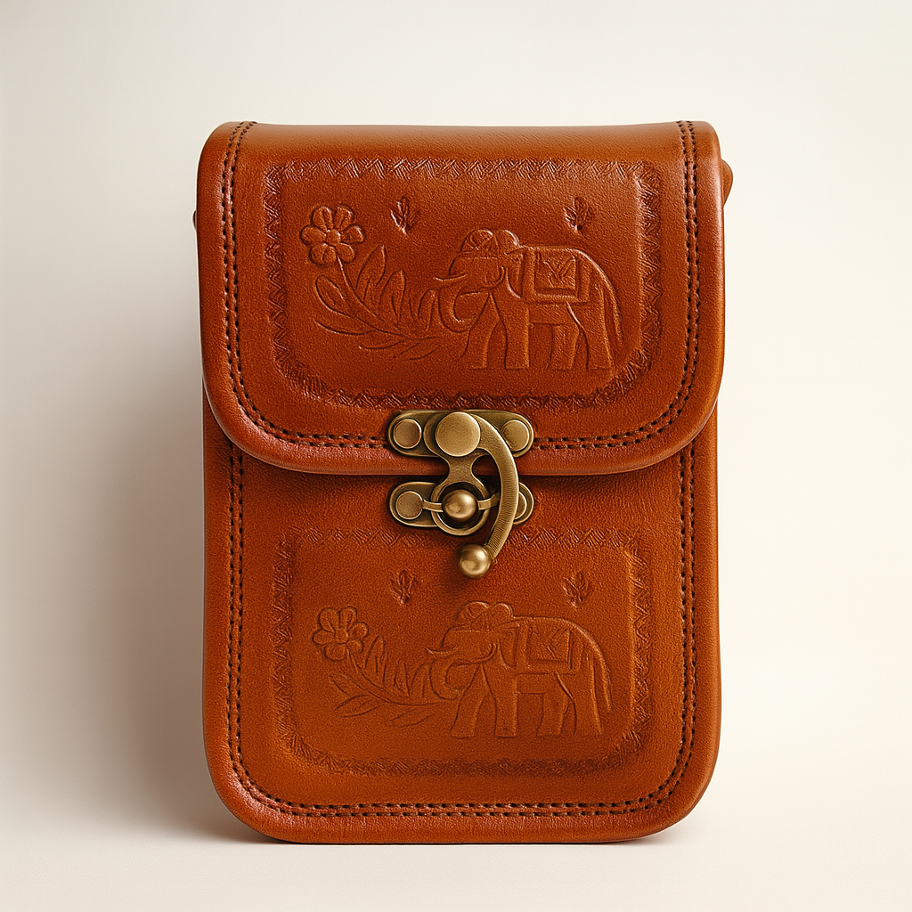 Genuine Leather Crossbody sling Bag For Girls & Women