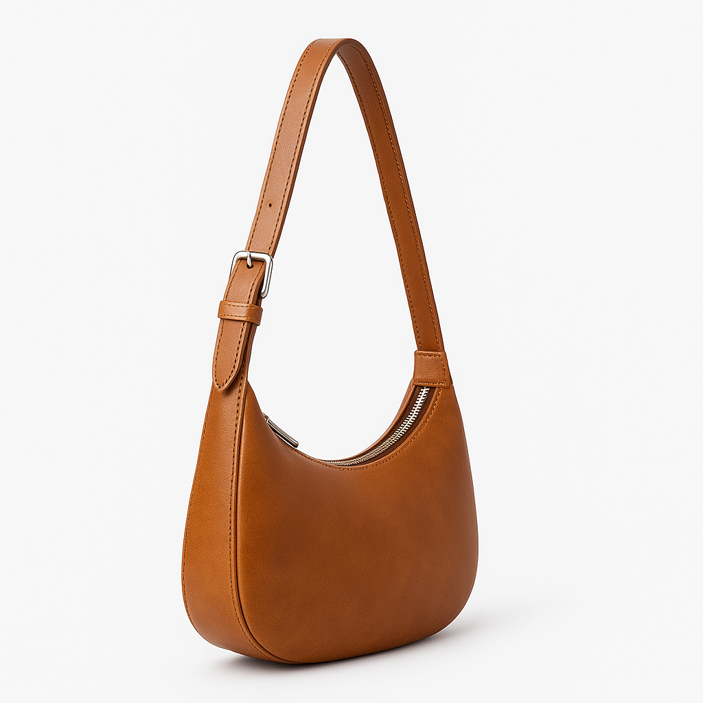 Leather Hobo Bucket Bag