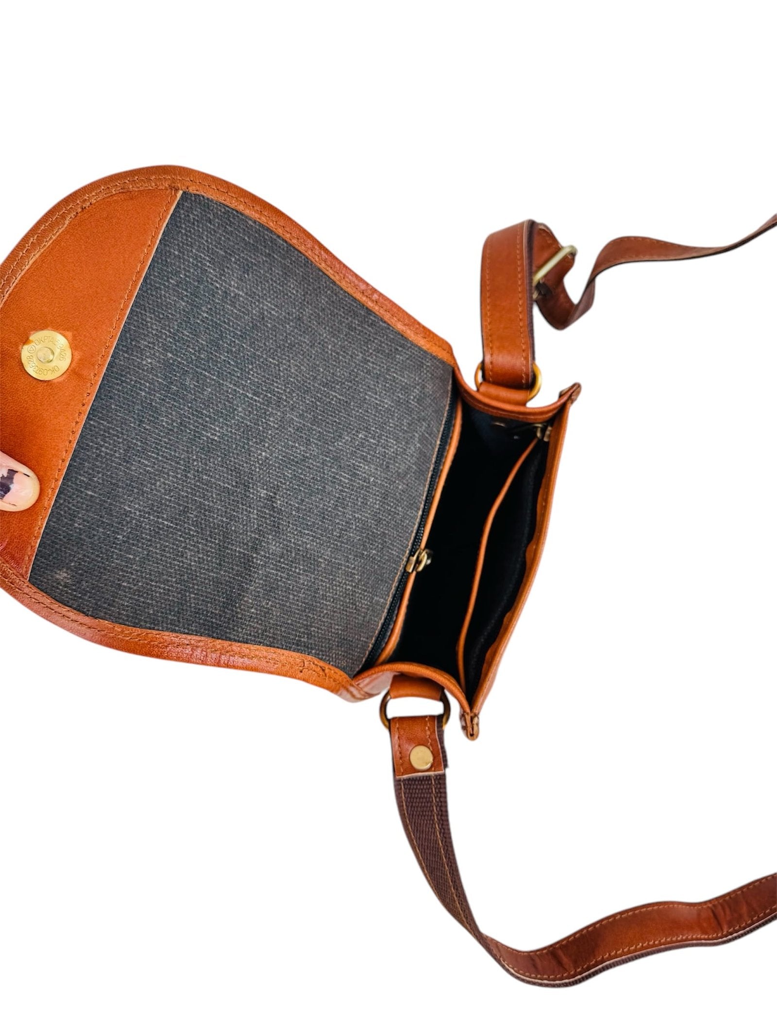 Genuine Leather Embossed sling Bag For Girls & Women