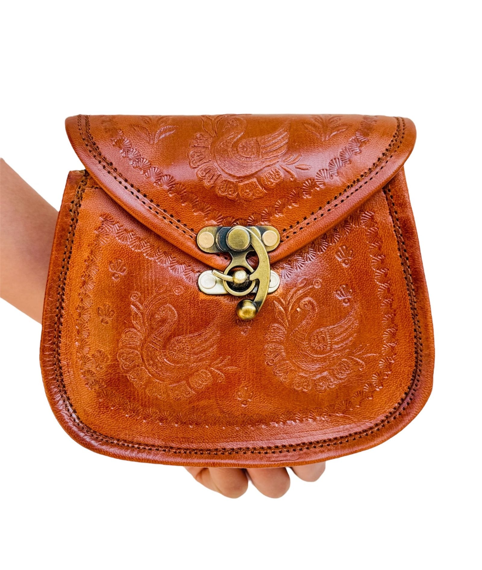 Leather Embossed sling Bag For Girls & Women